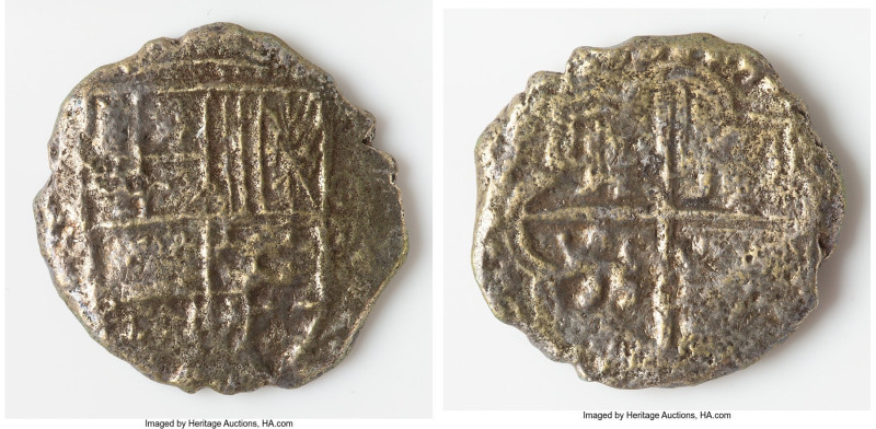 Philip III "Pre-Motherlode Atocha" Cob 8 Reales ND (1598-1621) XF (Shipwreck Eff...