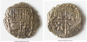 Philip III "Pre-Motherlode Atocha" Cob 8 Reales ND (1598-1621) XF (Shipwreck Effect), Potosi mint, KM10. 19.30gm. Grade III. Salvaged from the "Nuestr...