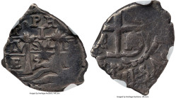 Philip IV Cob Real 1653 P-E Clipped NGC, Potosi mint, KM13, Cal-752. 2.70gm. PH below crown variety. HID09801242017 © 2024 Heritage Auctions | All Rig...
