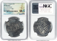 Charles II "Piedmont" Cob 8 Reales 1670 P-E XF Details (Sea Salvaged) NGC, Potosi mint, KM26, Cal-701. 27.28gm. Accompanied by COA. Salvaged from the ...