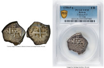 Ferdinand VI Cob 4 Reales 1758 P-q VF35 PCGS, Potosi mint, KM39, Cal-415. 13.12gm. HID09801242017 © 2024 Heritage Auctions | All Rights Reserved www.H...