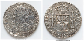 Charles III "Halsewell" 8 Reales 1776 PTS-PR XF (Shipwreck Effect), Potosi mint, KM55, Cal-1173. 23.82gm. Accompanied by COA. Salvaged from the "Halse...
