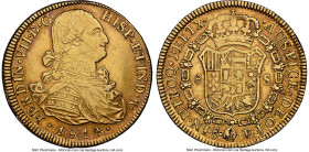 Ferdinand VII gold 8 Escudos 1814 So-FJ XF45 NGC, Santiago mint, KM78, Cal-1871. HID09801242017 © 2024 Heritage Auctions | All Rights Reserved www.HA....
