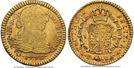 Charles III gold Escudo 1778 P-SF AU50 NGC, Popayan mint, KM48.2, Cal-1421. HID09801242017 © 2024 Heritage Auctions | All Rights Reserved www.HA.com/T...