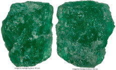 "Atocha" Shipwreck Emerald (.71 carat), 0.15gm. Mel Fisher's Research Database: Tag# CCC-59578 (Found 01/19/1998). Sold with Mel Fisher green velvet b...
