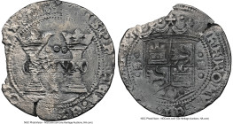 Charles & Johanna "Early Series" 3 Reales ND (1536-1538) R-M Chipped NGC, Mexico City mint, KM-Unl, Cal-112, Nesmith-5b. 33mm. 8.54gm. Rincón as assay...