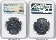Charles & Johanna "Golden Fleece" Late Series 4 Reales ND (1542-1548) M-G AU53 NGC, Mexico City mint, KM0018, Cal-125. 13.02gm. Accompanied by COA. Sa...