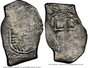 Charles II "Association" Cob 8 Reales ND (1678-1701) Mo-L Sea Salvaged NGC, Mexico City mint, KM46. 22.19gm. Salvaged from the Association (sunk in 17...
