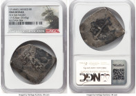 Philip V "1715 Fleet" Cob 8 Reales 1714 Mo-J Fine Details (Sea Salvaged) NGC, Mexico City mint, KM47, Cal-1401. 25.65gm. New style. Salvaged from the ...