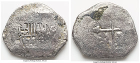 Philip V "1715 Fleet" Cob 8 Reales ND (1700-1715) VF (Shipwreck Effect), Mexico City mint, KM47, Cal-Type 170. 25.56gm. Accompanied by COA #DM0000171....