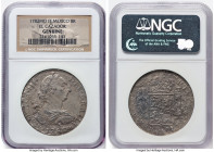 Charles III "El Cazador" 8 Reales 1782 Mo-FF Genuine NGC, Mexico City mint, KM106.2, Cal-1122. Salvaged from the "El Cazador" Shipwreck (sunk in 1784 ...
