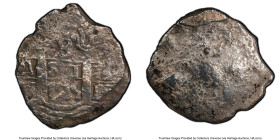 Luis I "Princess Louisa" Cob 8 Reales 1725 L-M Fine Details (Saltwater Damage) PCGS, Lima mint, KM39, Cal-38. 8.26 grams. Salvaged from the "Princess ...