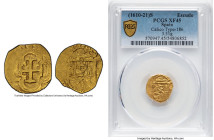 Philip III gold Cob Escudo ND (1610-1621)-S XF45 PCGS, Seville mint, KM42.2, Cal-Type 186. 3.31gm. HID09801242017 © 2024 Heritage Auctions | All Right...