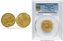 Philip III gold Cob 2 Escudos 1600/599 T-C XF45 PCGS, Toledo mint, KM48.4, Cal-1082. 6.69gm. OMNIVM type. HID09801242017 © 2024 Heritage Auctions | Al...