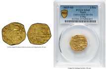 Philip III gold Cob 2 Escudos 1615 S-D XF45 PCGS, Seville mint, KM48.3, Cal-1070. 6.59gm. HID09801242017 © 2024 Heritage Auctions | All Rights Reserve...