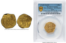 Philip III gold Cob 2 Escudos ND (1610-1618) S-D AU Details (Excessive Clipping) PCGS, Seville mint, Cal-Type 197. 5.46gm. HID09801242017 © 2024 Herit...