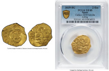 Philip III gold Cob 2 Escudos 1619 S-G XF40 PCGS, Seville mint, KM48.3, Cal-1079. 6.61gm. HID09801242017 © 2024 Heritage Auctions | All Rights Reserve...