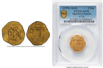 Philip III - Philip IV gold Cob 2 Escudos ND (1598-1665) AU53 PCGS, 6.71gm. HID09801242017 © 2024 Heritage Auctions | All Rights Reserved www.HA.com/T...
