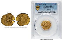 Philip III - Philip IV gold Cob 2 Escudos ND (1598-1665) XF40 PCGS, 6.68gm. HID09801242017 © 2024 Heritage Auctions | All Rights Reserved www.HA.com/T...