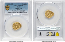 Philip IV gold Cob Escudo 1623 S-D AU58 PCGS, Seville mint, KM44.2, Cal-1741. 3.35gm. Crisp date. HID09801242017 © 2024 Heritage Auctions | All Rights...