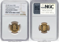 Juan Carlos I gold Proof "Disappearance of Escudos - 150th Anniversary" 50 Euros 2018-M PR69 Ultra Cameo NGC, Madrid mint, KM1429. HID09801242017 © 20...
