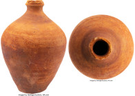 "Nuestra Señora de la Luz" Shipwreck Clay Pot ND (ca. 1700's), 24x14cm. Salvaged from the "Nuestra Señora de la Luz" (sunk in 1752 off Montevideo, Uru...