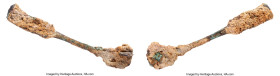 "Rum Runner" Shipwreck Spoon ND (ca. 1820's), 146mm. 42.32gm. Accompanied by COA. Salvaged from the "Rum Runner" (sunk ca. 1820's in the Northern Cari...