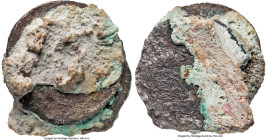 2-Coin "Rum Runner" Shipwreck Clump, Total weight: 44.62gm. Accompanied by COA. Salvaged from the "Rum Runner" (sunk ca. 1820's in the Northern Caribb...