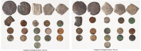 21-Piece Lot of Uncertified "Akerendam" Assorted Issues, Salvaged from the "Akerendam" (sunk in 1725 off Runde Island, Norway). Includes (15) 2 Stuive...