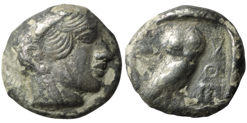 PHILISTIA (PALESTINE), Uncertain mint. (Mid 5th century-333 BC). Imitating Athen...