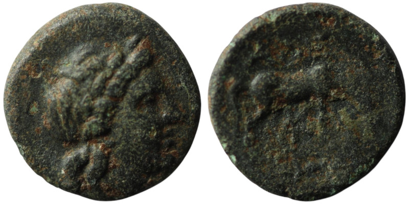 TROS. Alexandria (Circa 261-227 BC)
AE Bronze (12mm, 1,10g)