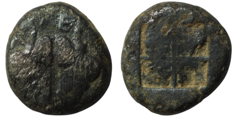 LESBOS. Uncertain mint. (Circa 500-450 BC).
BI 1/12 Stater (10mm, 1,17g)