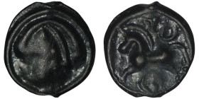 Central Gaul, Sequani. (1st century BC)
AE Cast Potin (18mm, 3,12g)