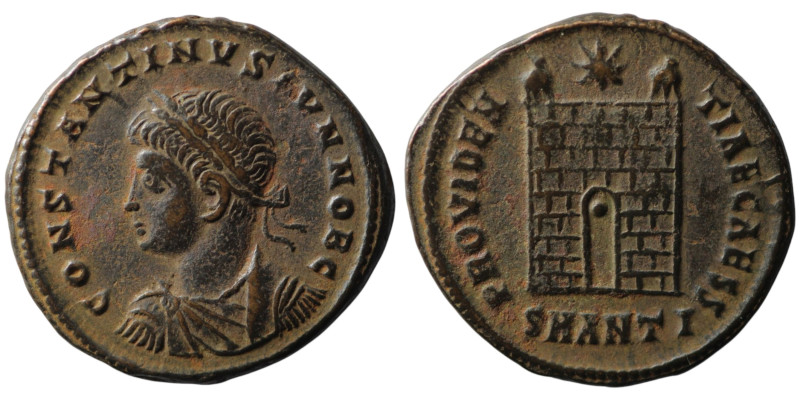 Constantine II, Caesar (AD 316-337). Antioch
AE Follis (20mm, 3,07g)