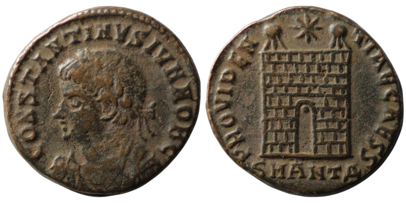 Constantine II, Caesar (AD 316-337). Antioch
AE Follis (19mm, 2,44g)