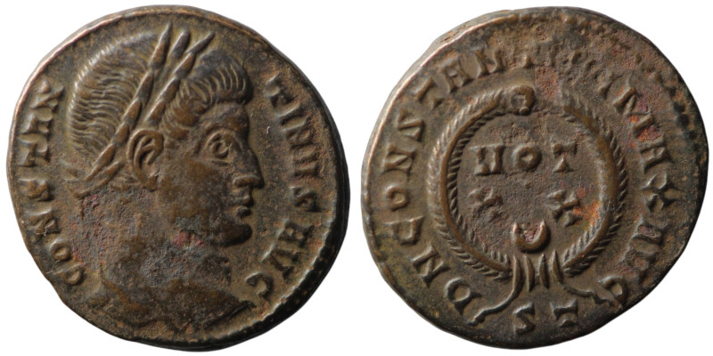 Constantine I 'the Great' (AD 307/10-337). Ticinum
AE Follis (19mm, 2,68g)