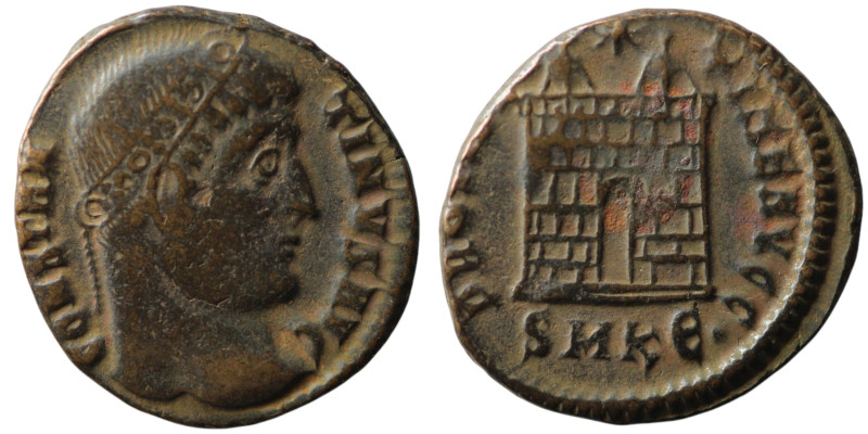 Constantine I 'the Great' (AD 307/10-337). Kyzikos
AE Follis (19mm, 2,30g)