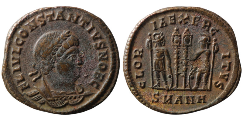 Constantius II, Caesar (AD 324-337). Antioch
AE Follis (19mm, 1,67g)