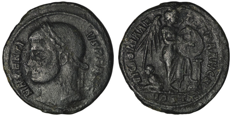Maxentius (AD 306-312). Ostia
AE Follis (21mm, 2,67g)