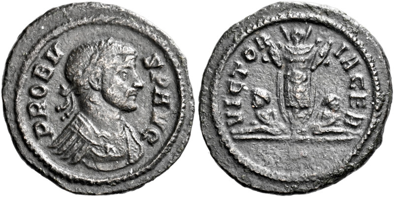 Probus, 276–282 

Quinarius 276-282, Billon 15 mm, 1.64 g. PROBV – S P AVG Lau...