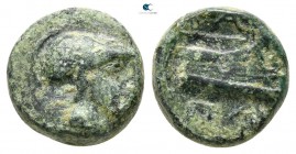 Kings of Macedon. Uncertain mint 306-283 BC. Demetrios I Poliorketes (?). Bronze Æ