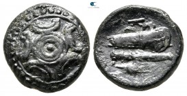 Kings of Macedon. Uncertain mint or Miletos. Alexander III "the Great" 336-323 BC. Half Unit Æ