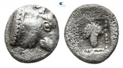 Macedon. Dikaia 450-420 BC. Hemiobol AR