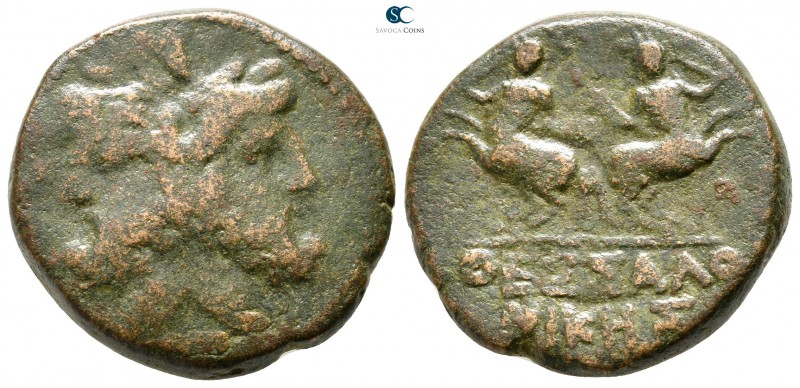 Macedon. Thessalonica 187-168/7 BC. 
Bronze Æ

23 mm., 12,75 g.



very f...