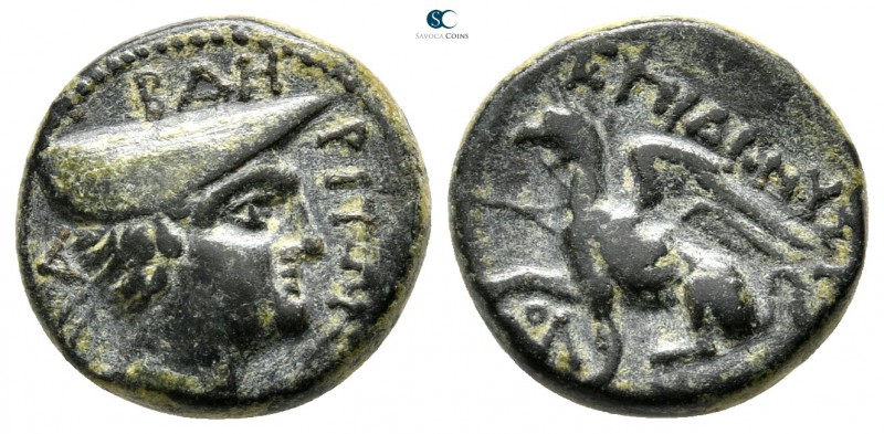 Thrace. Abdera 250-150 BC. 
Bronze Æ

13 mm., 2,90 g.



very fine