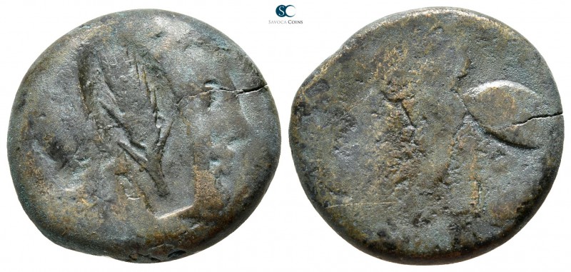 Thrace. Byzantion 200-150 BC. 
Bronze Æ

21 mm., 7,94 g.



fine