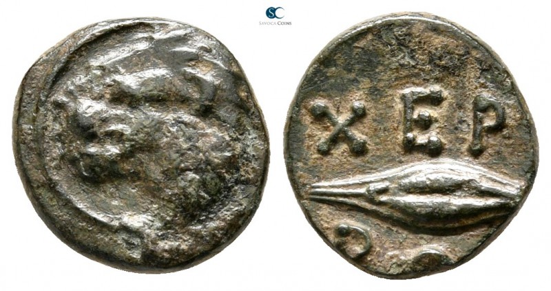 Thrace. Chersonesos 386-309 BC. 
Bronze Æ

11 mm., 1,15 g.



very fine
