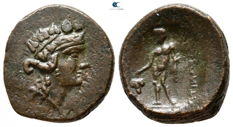 Thrace. Maroneia 189-145 BC. 
Bronze Æ

19 mm., 6,18 g.



very fine