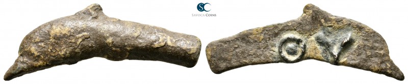 Scythia. Olbia 437-410 BC. 
Cast coinage Æ

30 mm., 1,81 g.



very fine