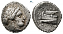 Bithynia. Kios 350-300 BC. Hemidrachm AR
